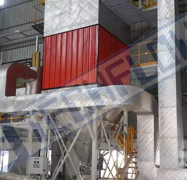 Bag filter for ball mill