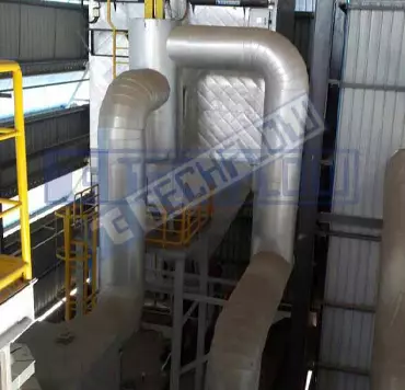 Bag filter for ball mill